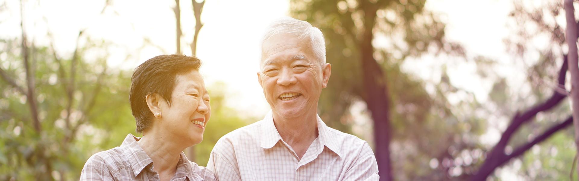 Elderly friends enjoying life Elderly friends enjoying life