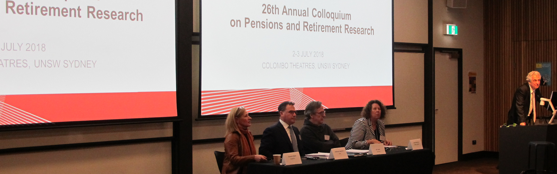 Academics, policymakers and industry representatives discuss latest research on pensions and retirement research