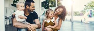 Young family at home Young family at home
