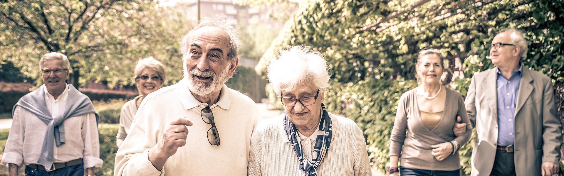 Pensioners enjoying retirement Pensioners enjoying retirement