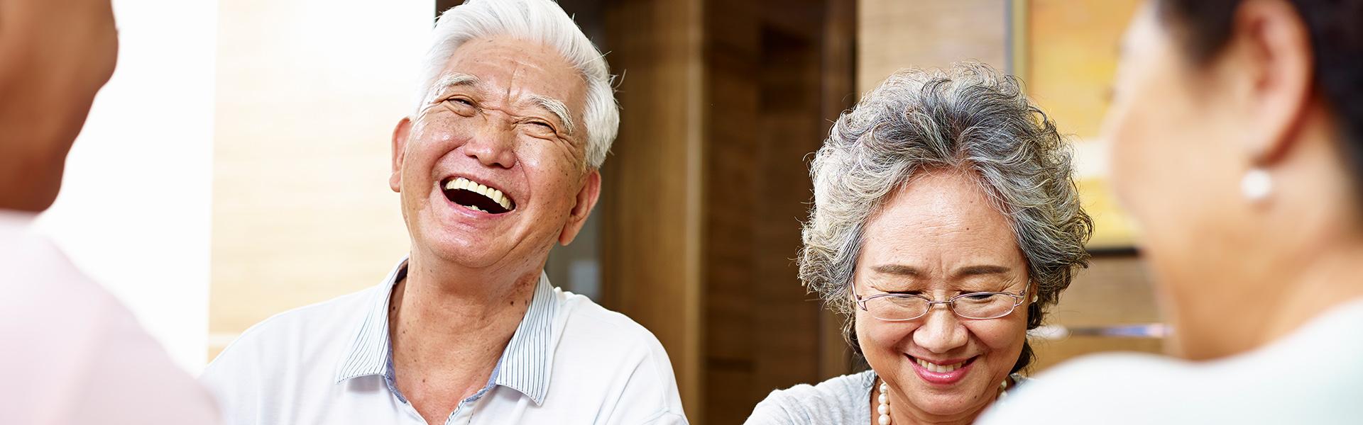 Elderly couple enjoying life Elderly couple enjoying life