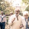 Elderly friends enjoying life