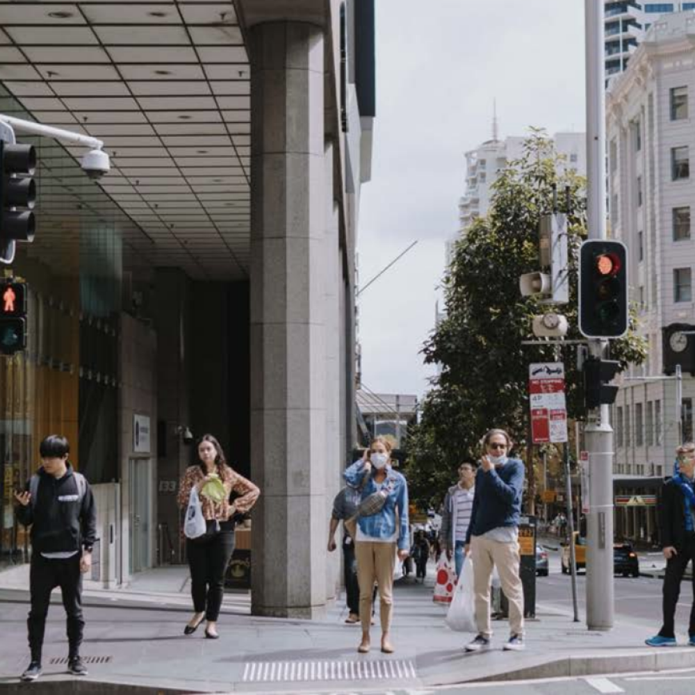 workers in the CBD